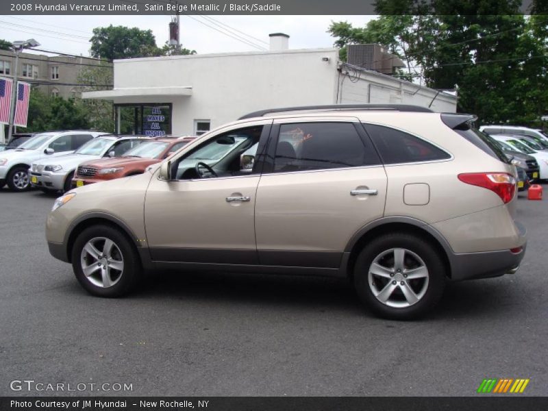Satin Beige Metallic / Black/Saddle 2008 Hyundai Veracruz Limited