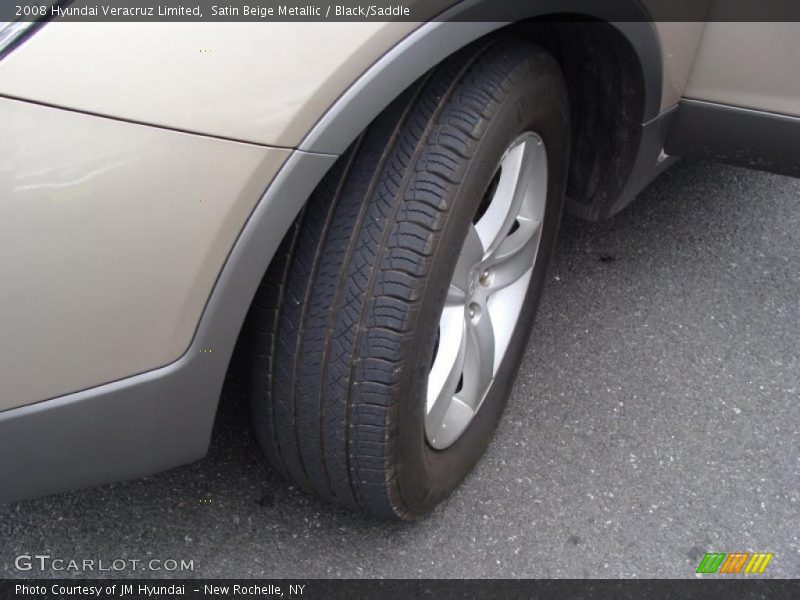 Satin Beige Metallic / Black/Saddle 2008 Hyundai Veracruz Limited
