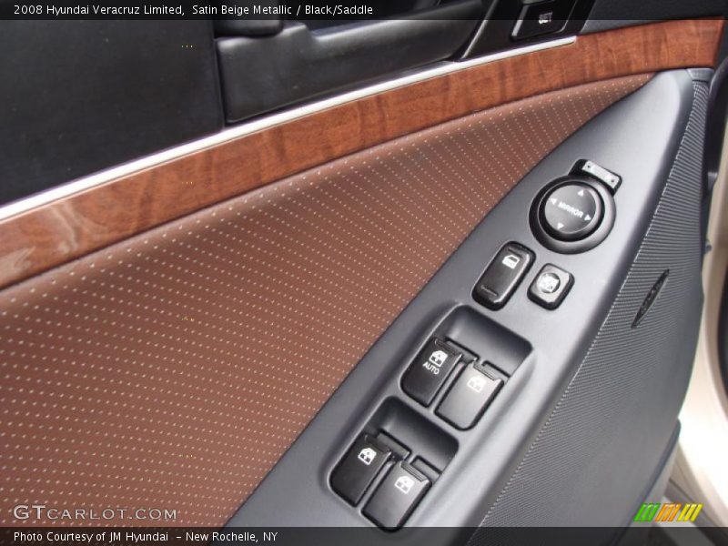Satin Beige Metallic / Black/Saddle 2008 Hyundai Veracruz Limited