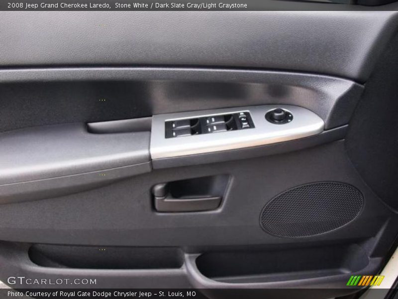 Stone White / Dark Slate Gray/Light Graystone 2008 Jeep Grand Cherokee Laredo