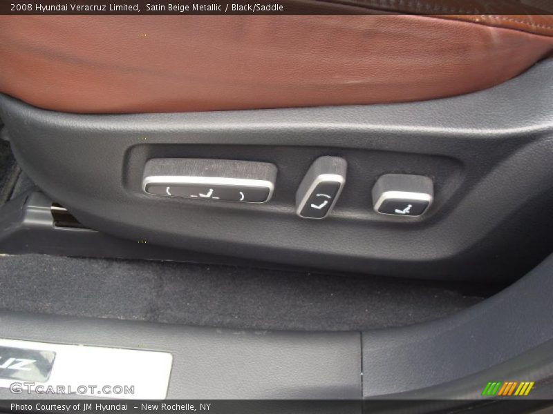 Satin Beige Metallic / Black/Saddle 2008 Hyundai Veracruz Limited