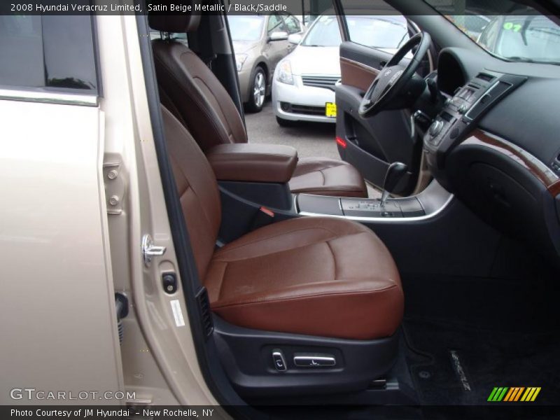 Satin Beige Metallic / Black/Saddle 2008 Hyundai Veracruz Limited