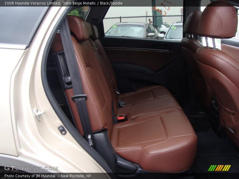 Satin Beige Metallic / Black/Saddle 2008 Hyundai Veracruz Limited