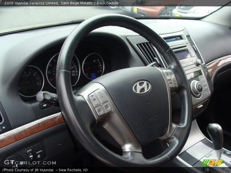 Satin Beige Metallic / Black/Saddle 2008 Hyundai Veracruz Limited