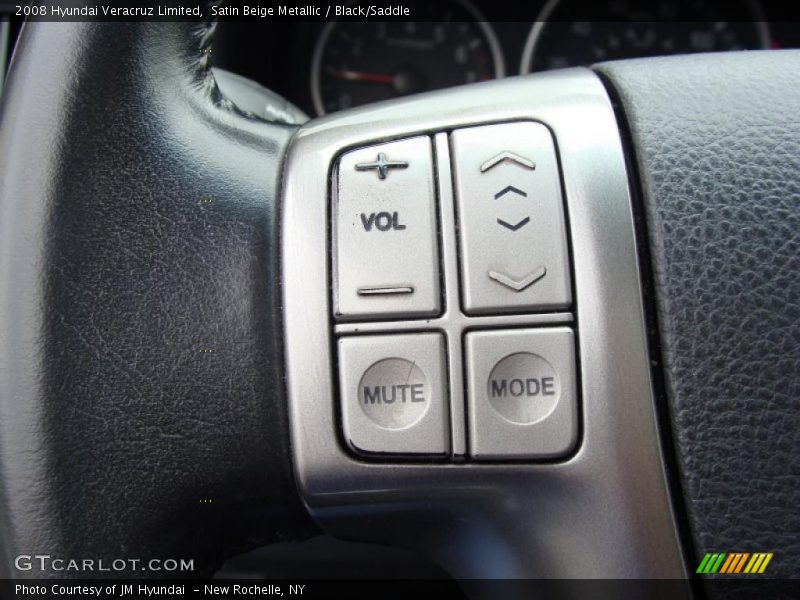 Satin Beige Metallic / Black/Saddle 2008 Hyundai Veracruz Limited