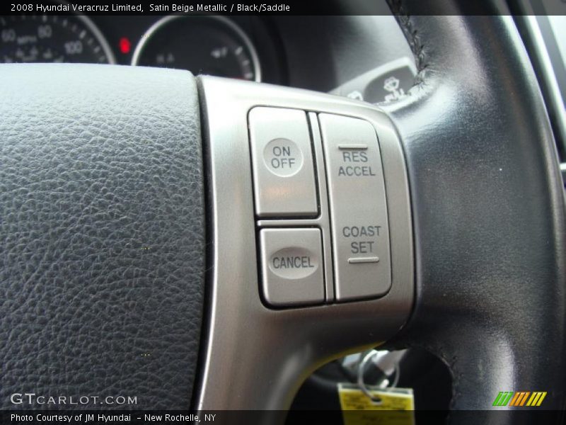 Satin Beige Metallic / Black/Saddle 2008 Hyundai Veracruz Limited