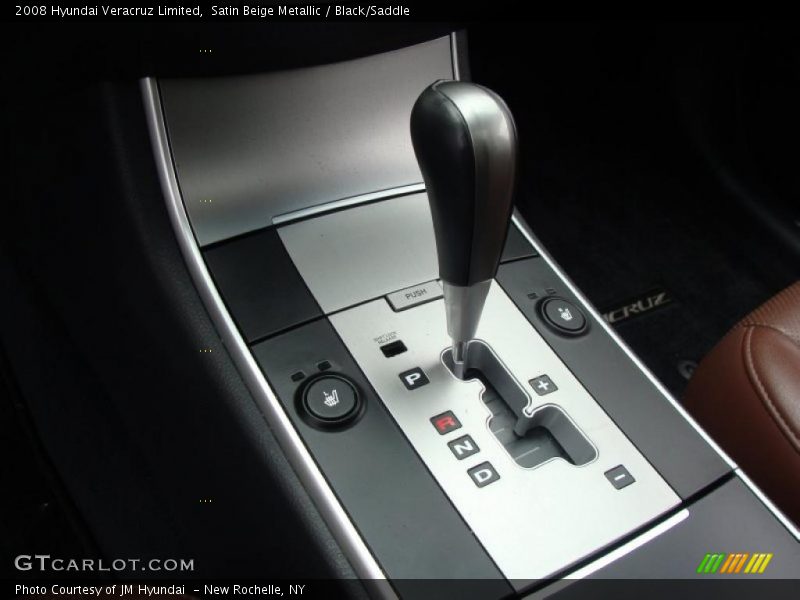 Satin Beige Metallic / Black/Saddle 2008 Hyundai Veracruz Limited