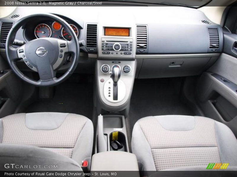 Magnetic Gray / Charcoal/Steel 2008 Nissan Sentra 2.0