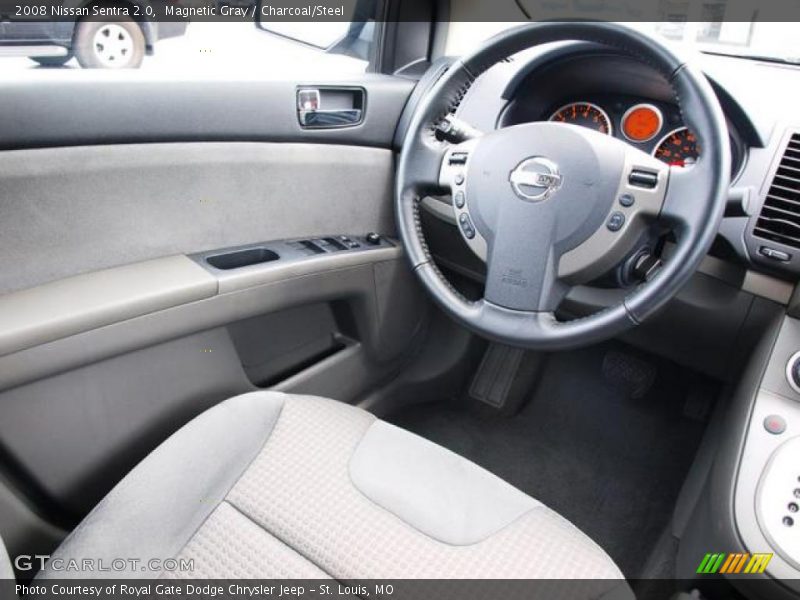 Magnetic Gray / Charcoal/Steel 2008 Nissan Sentra 2.0