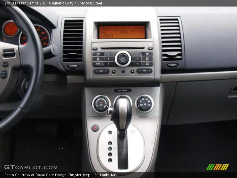 Magnetic Gray / Charcoal/Steel 2008 Nissan Sentra 2.0