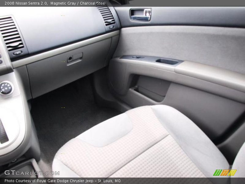 Magnetic Gray / Charcoal/Steel 2008 Nissan Sentra 2.0