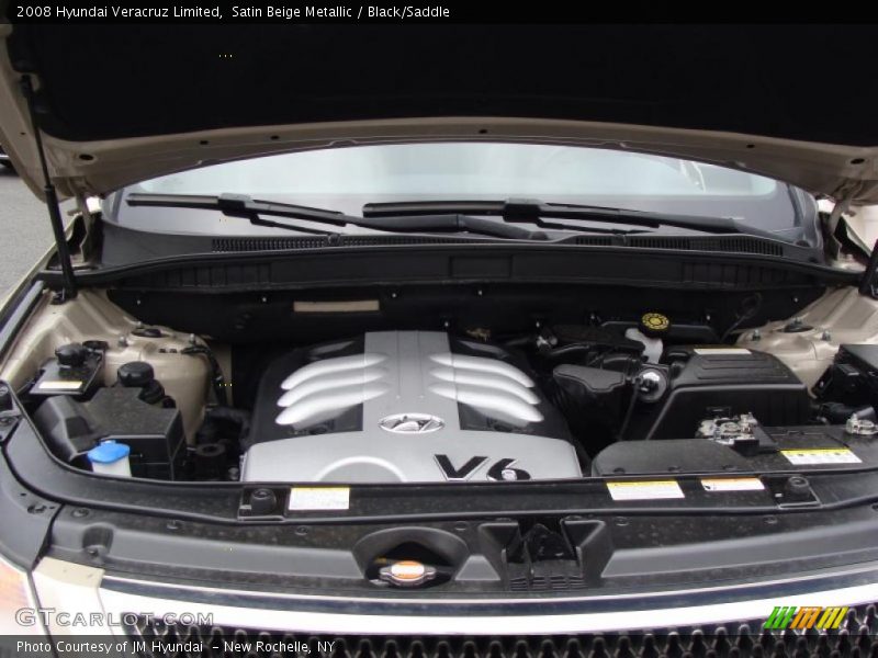 Satin Beige Metallic / Black/Saddle 2008 Hyundai Veracruz Limited