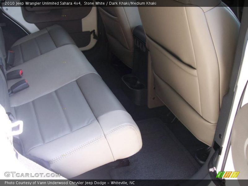 Stone White / Dark Khaki/Medium Khaki 2010 Jeep Wrangler Unlimited Sahara 4x4