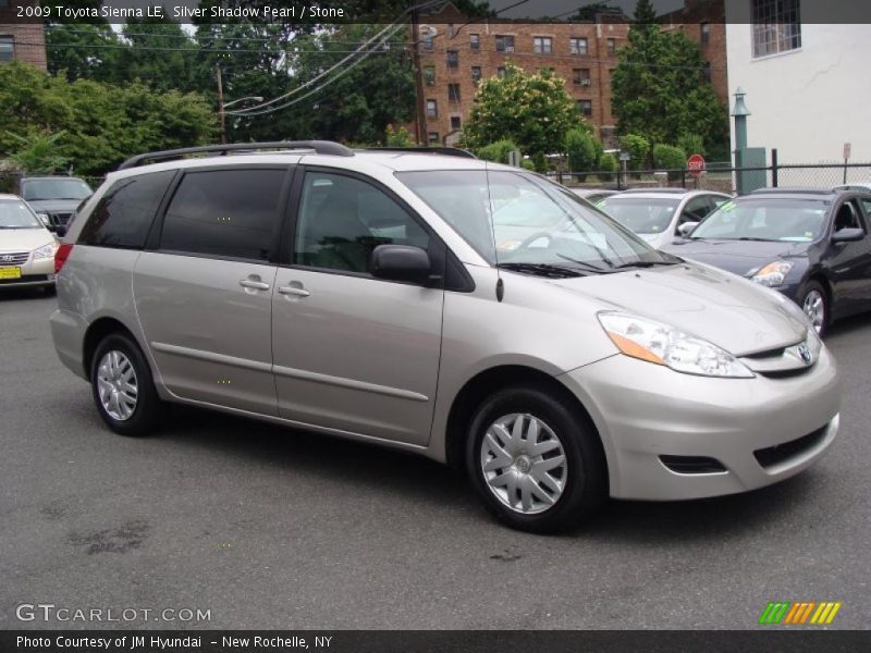 Silver Shadow Pearl / Stone 2009 Toyota Sienna LE