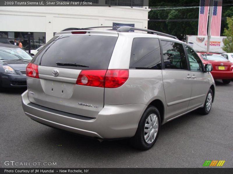 Silver Shadow Pearl / Stone 2009 Toyota Sienna LE