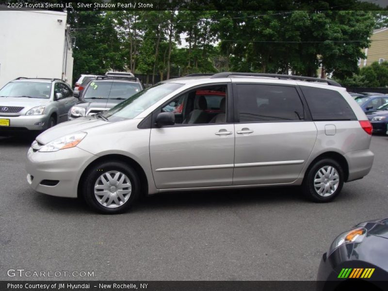 Silver Shadow Pearl / Stone 2009 Toyota Sienna LE