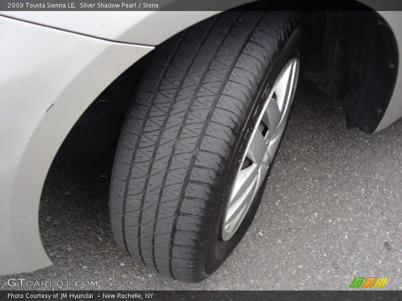 Silver Shadow Pearl / Stone 2009 Toyota Sienna LE