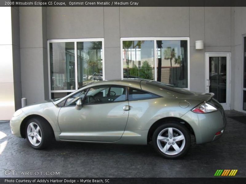 Optimist Green Metallic / Medium Gray 2008 Mitsubishi Eclipse GS Coupe