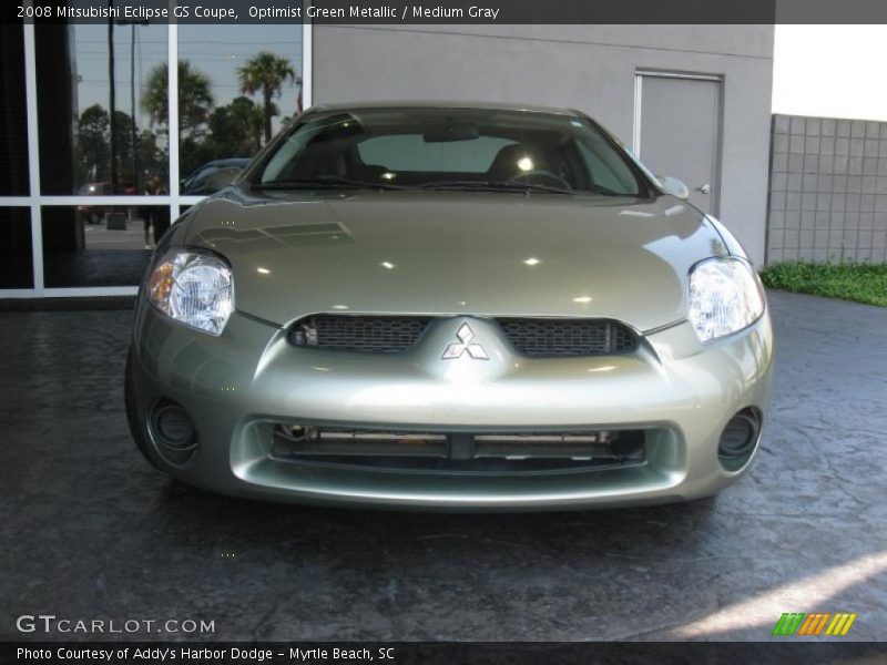 Optimist Green Metallic / Medium Gray 2008 Mitsubishi Eclipse GS Coupe