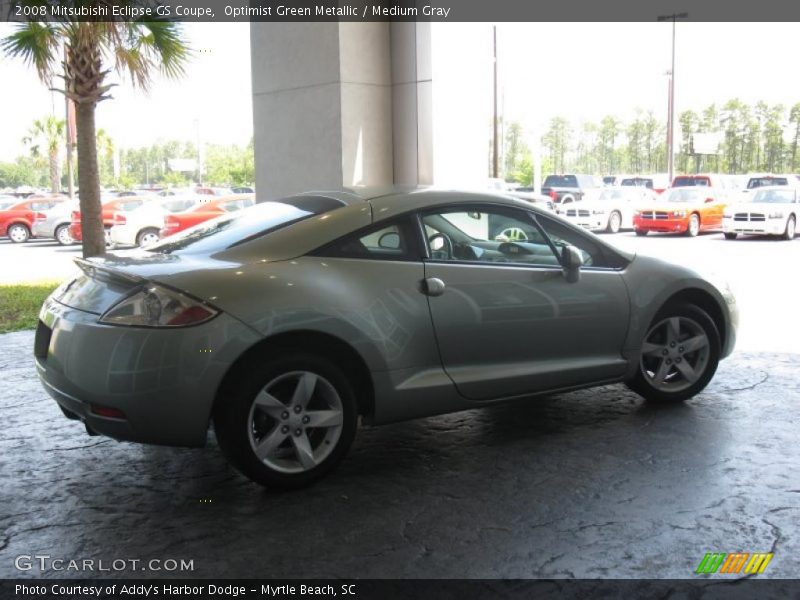 Optimist Green Metallic / Medium Gray 2008 Mitsubishi Eclipse GS Coupe