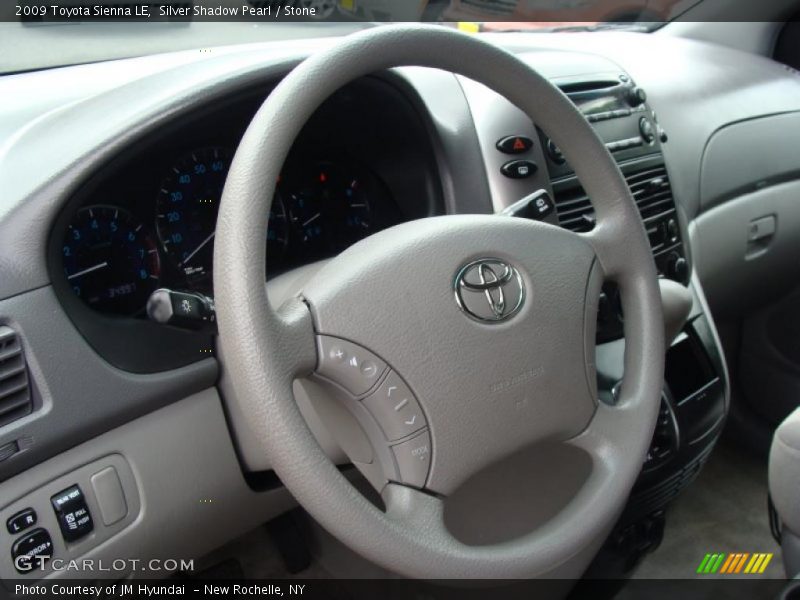 Silver Shadow Pearl / Stone 2009 Toyota Sienna LE