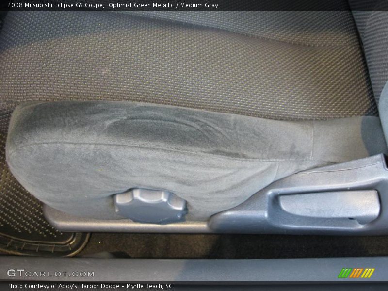 Optimist Green Metallic / Medium Gray 2008 Mitsubishi Eclipse GS Coupe