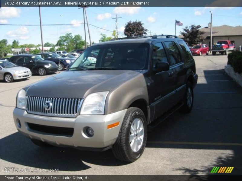 Mineral Grey Metallic / Medium Dark Parchment 2002 Mercury Mountaineer AWD
