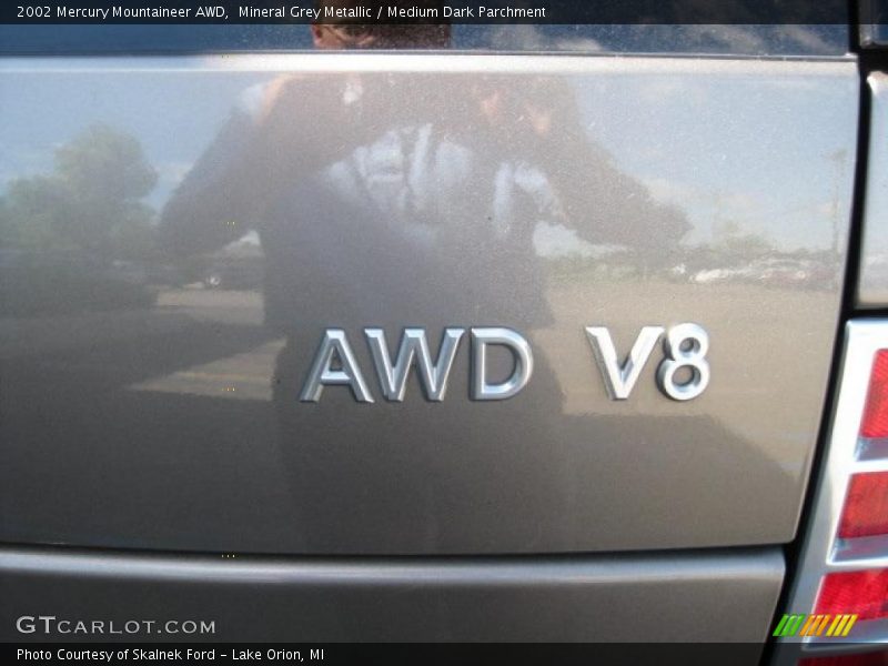 Mineral Grey Metallic / Medium Dark Parchment 2002 Mercury Mountaineer AWD