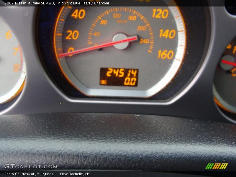 Midnight Blue Pearl / Charcoal 2007 Nissan Murano SL AWD