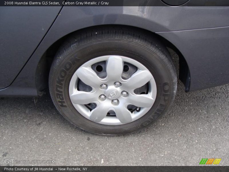 Carbon Gray Metallic / Gray 2008 Hyundai Elantra GLS Sedan