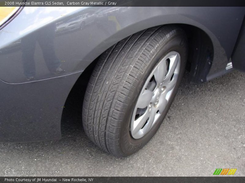 Carbon Gray Metallic / Gray 2008 Hyundai Elantra GLS Sedan
