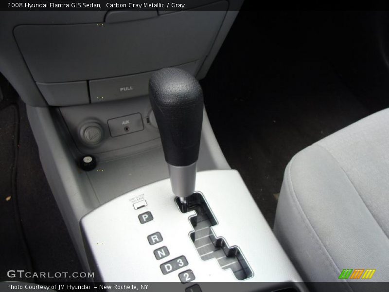 Carbon Gray Metallic / Gray 2008 Hyundai Elantra GLS Sedan