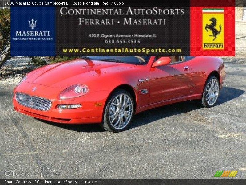 Rosso Mondiale (Red) / Cuoio 2006 Maserati Coupe Cambiocorsa