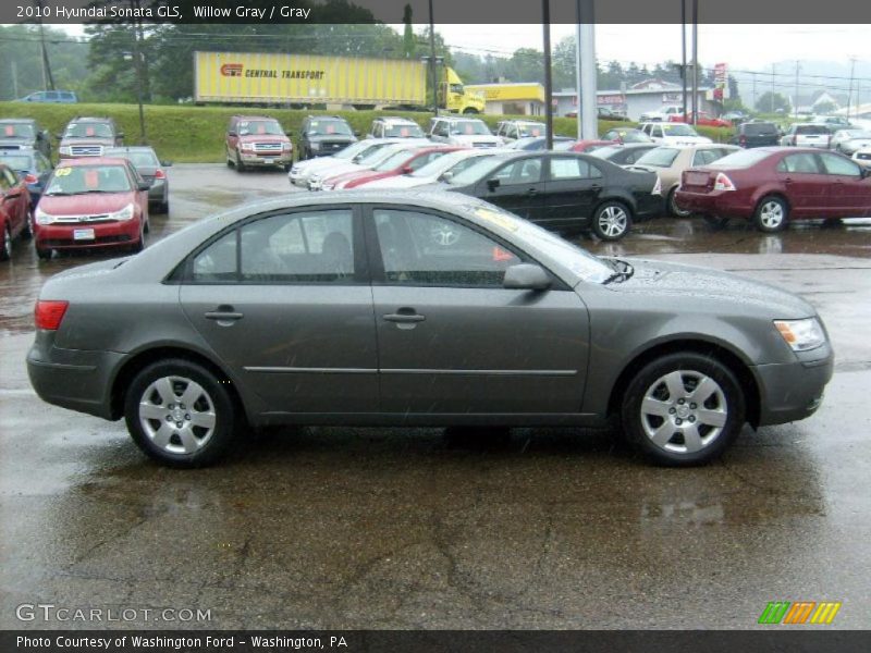 Willow Gray / Gray 2010 Hyundai Sonata GLS