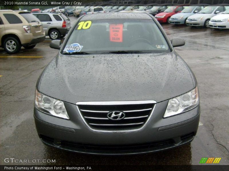 Willow Gray / Gray 2010 Hyundai Sonata GLS