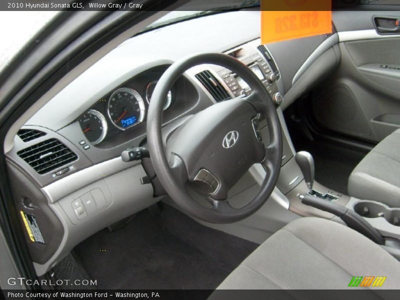 Willow Gray / Gray 2010 Hyundai Sonata GLS