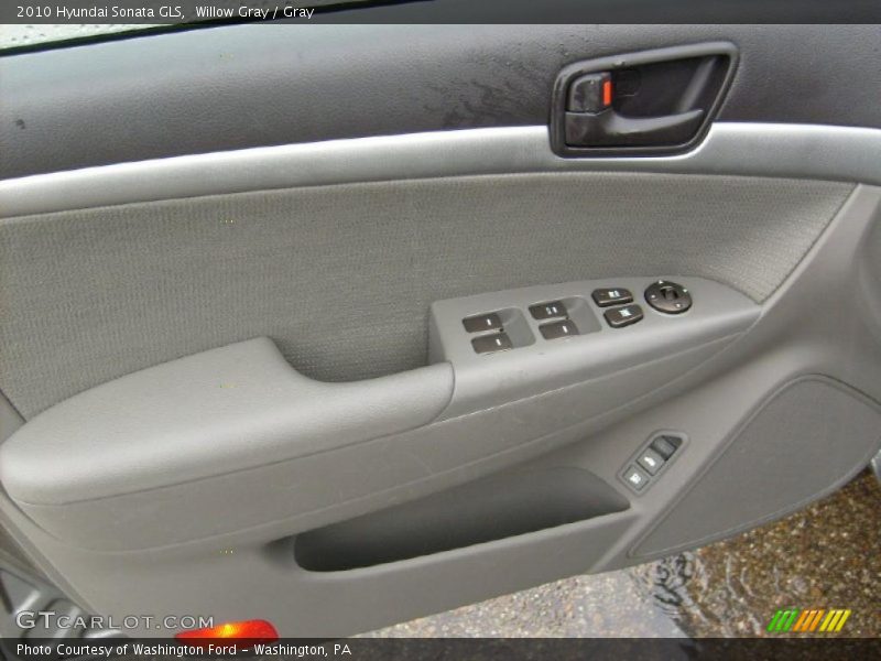 Willow Gray / Gray 2010 Hyundai Sonata GLS