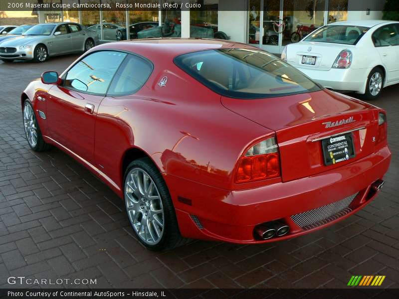 Rosso Mondiale (Red) / Cuoio 2006 Maserati Coupe Cambiocorsa