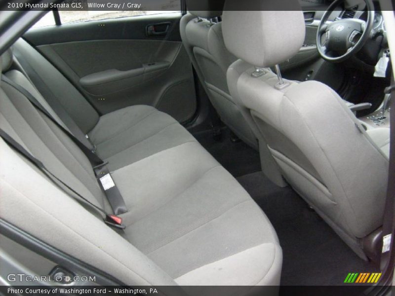 Willow Gray / Gray 2010 Hyundai Sonata GLS