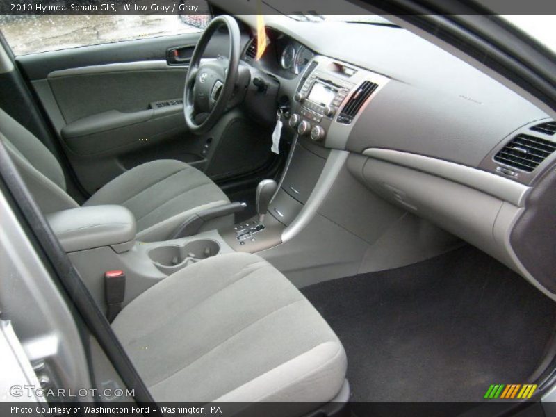 Willow Gray / Gray 2010 Hyundai Sonata GLS