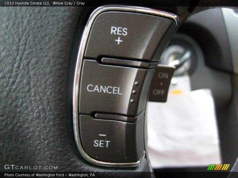 Willow Gray / Gray 2010 Hyundai Sonata GLS