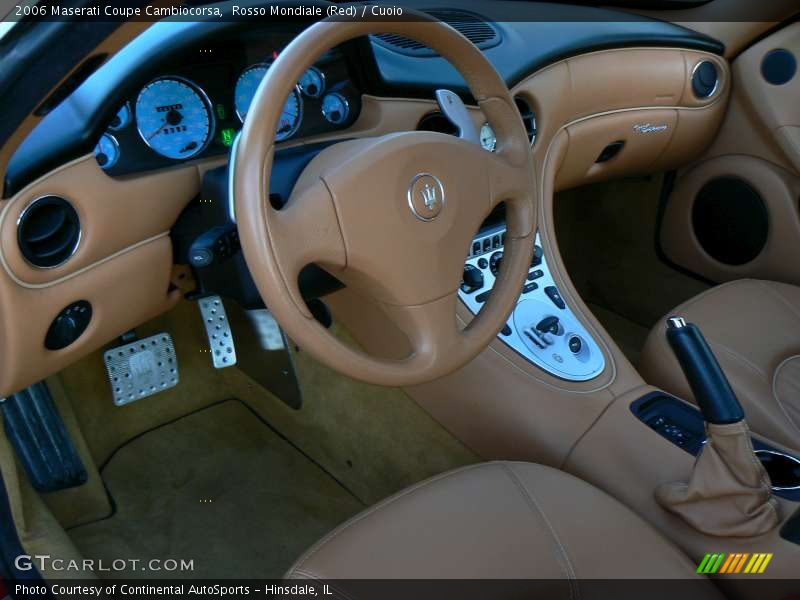 Rosso Mondiale (Red) / Cuoio 2006 Maserati Coupe Cambiocorsa