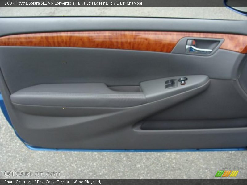 Blue Streak Metallic / Dark Charcoal 2007 Toyota Solara SLE V6 Convertible
