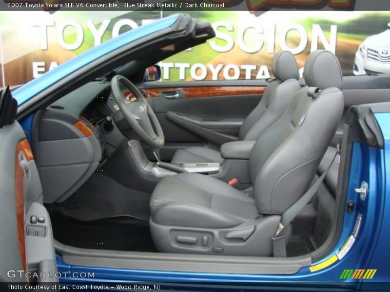 Blue Streak Metallic / Dark Charcoal 2007 Toyota Solara SLE V6 Convertible