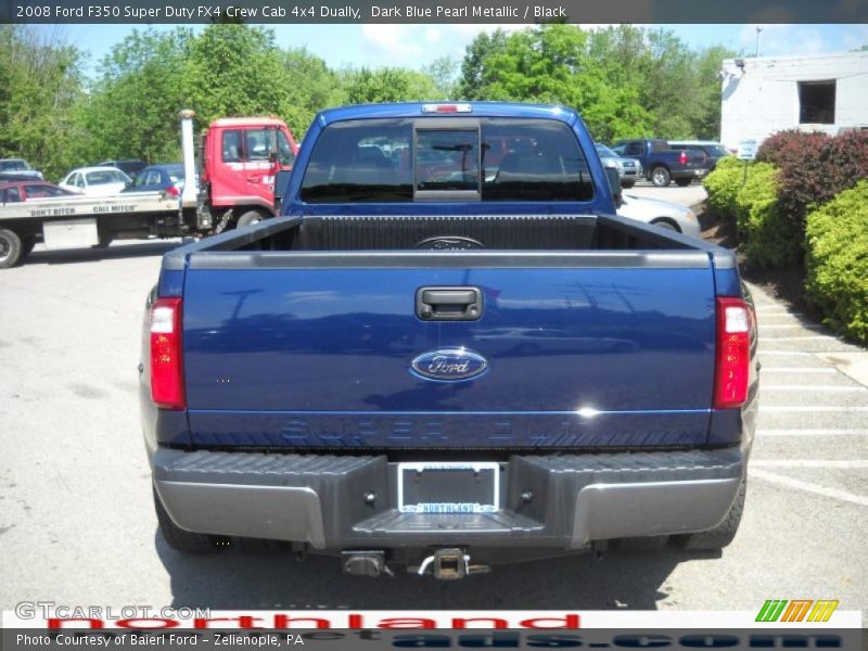 Dark Blue Pearl Metallic / Black 2008 Ford F350 Super Duty FX4 Crew Cab 4x4 Dually