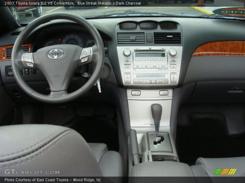 Blue Streak Metallic / Dark Charcoal 2007 Toyota Solara SLE V6 Convertible