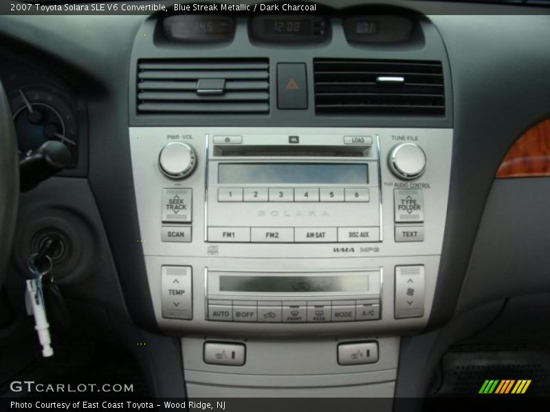 Blue Streak Metallic / Dark Charcoal 2007 Toyota Solara SLE V6 Convertible