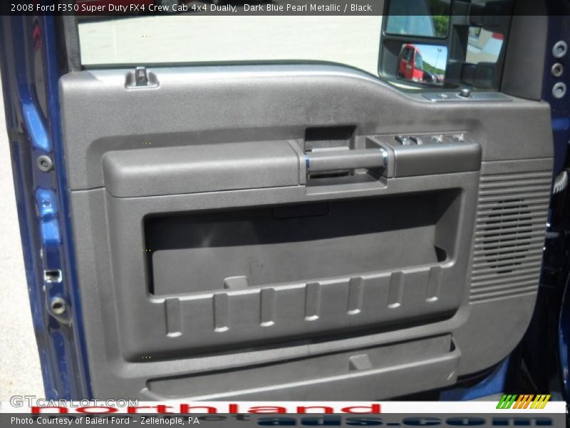 Dark Blue Pearl Metallic / Black 2008 Ford F350 Super Duty FX4 Crew Cab 4x4 Dually