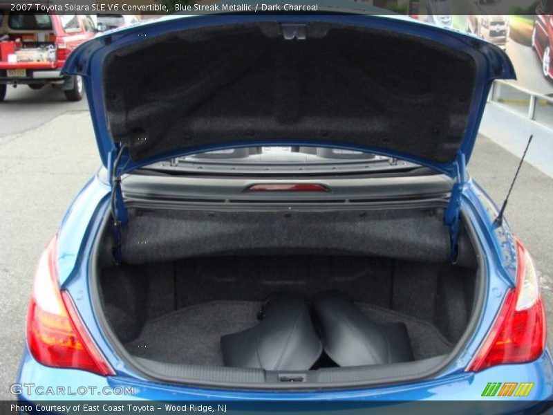 Blue Streak Metallic / Dark Charcoal 2007 Toyota Solara SLE V6 Convertible