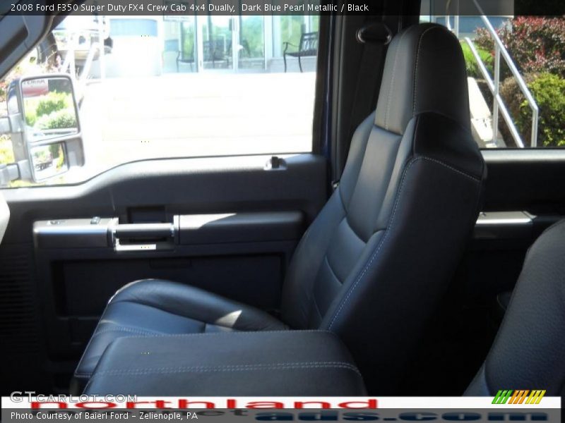 Dark Blue Pearl Metallic / Black 2008 Ford F350 Super Duty FX4 Crew Cab 4x4 Dually